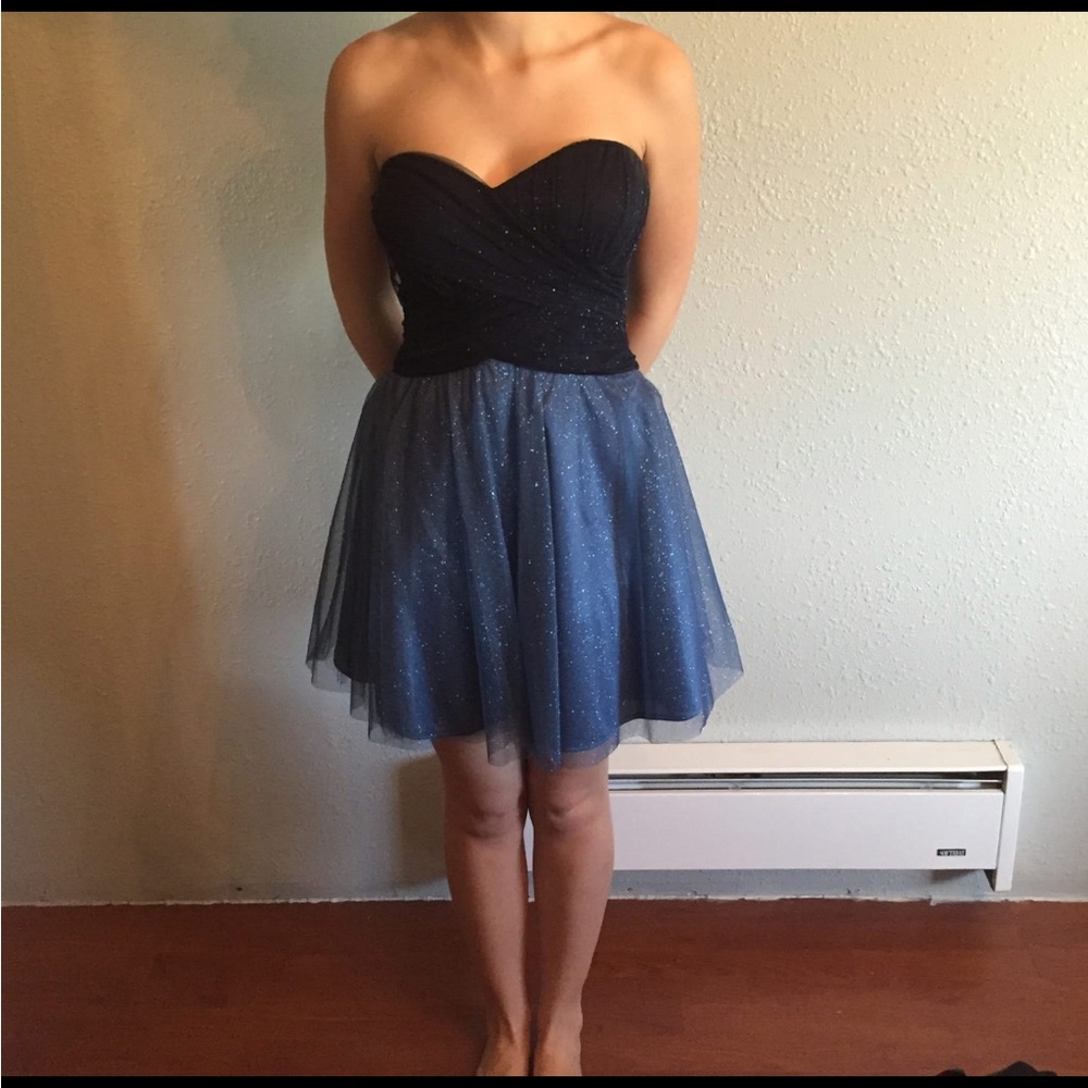 Sparkling Blue Formal Dress